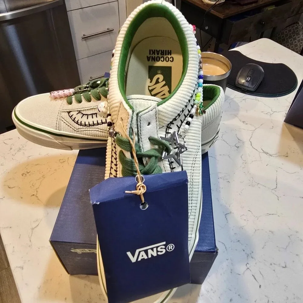 VANS x Cocona Hiraki Premium Old Skool VN000EGYCRM MENS SIZE 10 NEW SOLD OUT - Picture 8 of 15